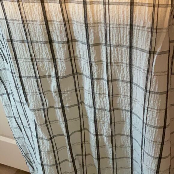 Lane Bryant Black White Plaid Keyhole Tank Top Shirt 18 - Picture 3 of 3